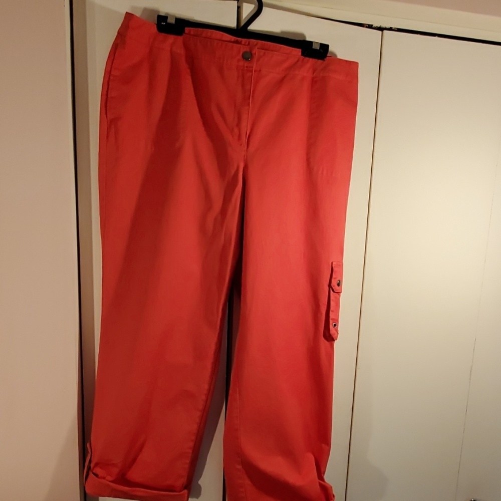 Weekends by Chico's Coral Capris